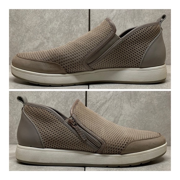 Donald J. Pliner Myla taupe perforated sneakers - Picture 9 of 13